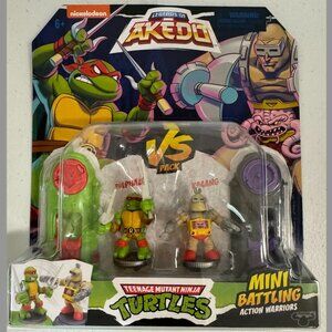 Legends of Akedo TMNT Mini Battling Action Warriors Raphael vs Kraang